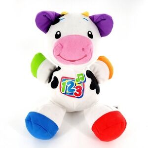 Fisher-Price Laugh & Learn Musical Learning Cow Plush Toy